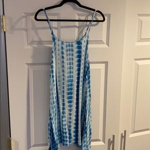 Tie Dye Blue Dress
